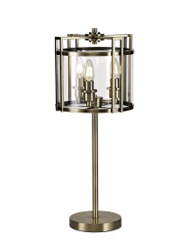 Eaton Antique Brass Table Lamps Diyas Contemporary Table Lamps